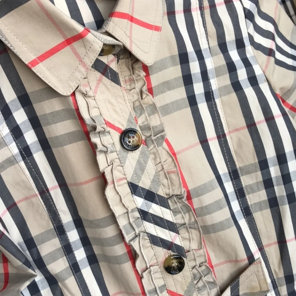 Authentic Burberry Girl's Dress 3T Toddler - Picture 2 of 8